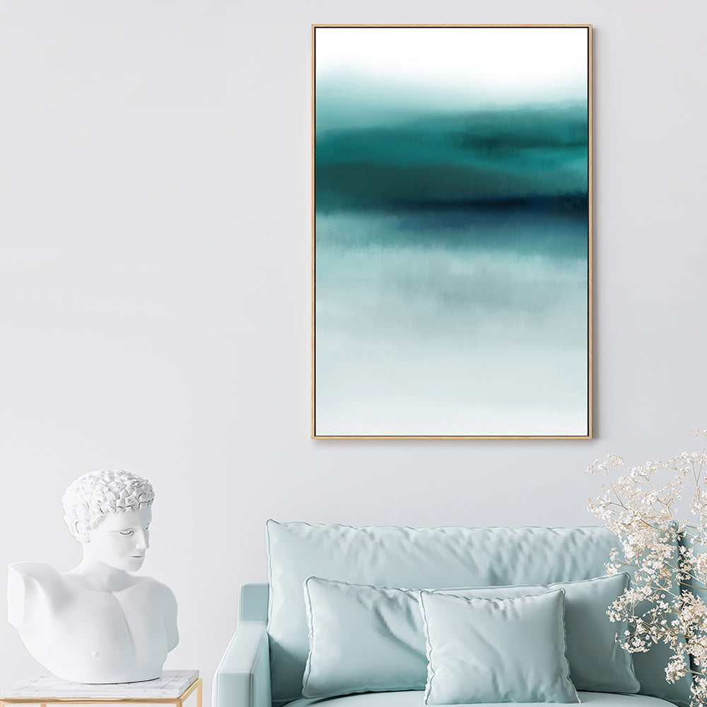 wall-art-print-canvas-poster-framed-Teal Ocean-GIOIA-WALL-ART