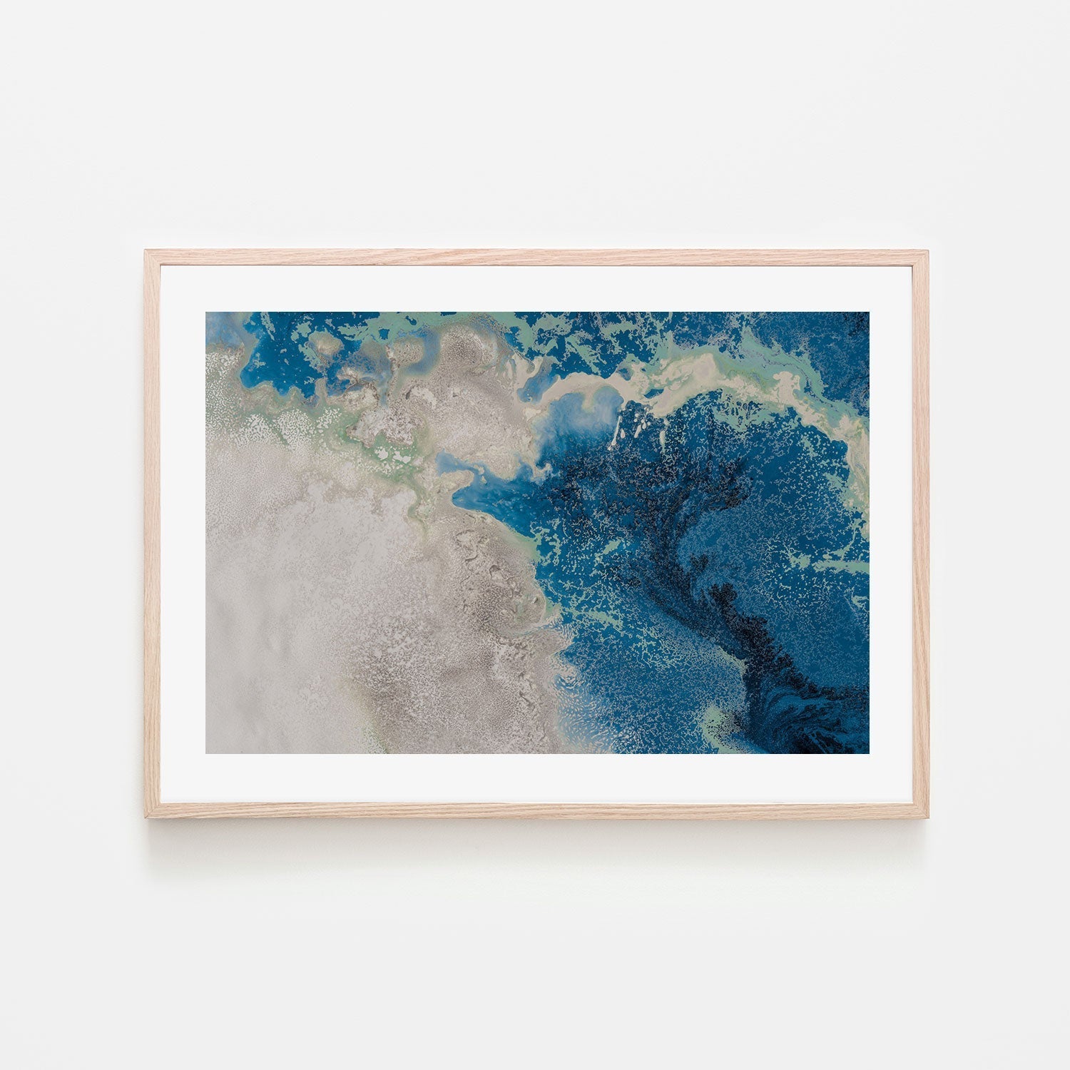 wall-art-print-canvas-poster-framed-Teal Seas , By Petra Meikle-GIOIA-WALL-ART