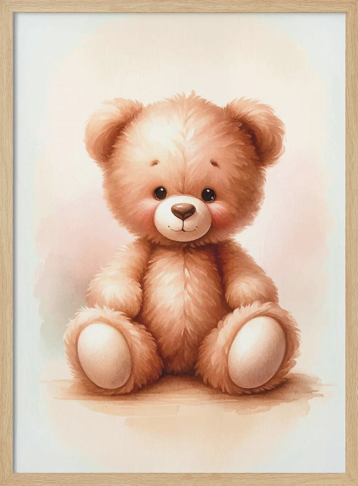 wall-art-print-canvas-poster-framed-Teddy bear , By Andreas Magnusson-4