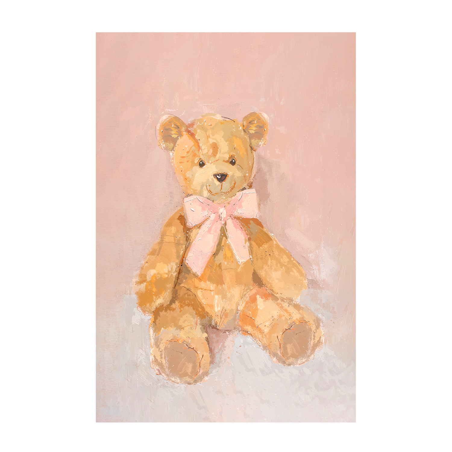 wall-art-print-canvas-poster-framed-Teddybear , By Lady Hana-1