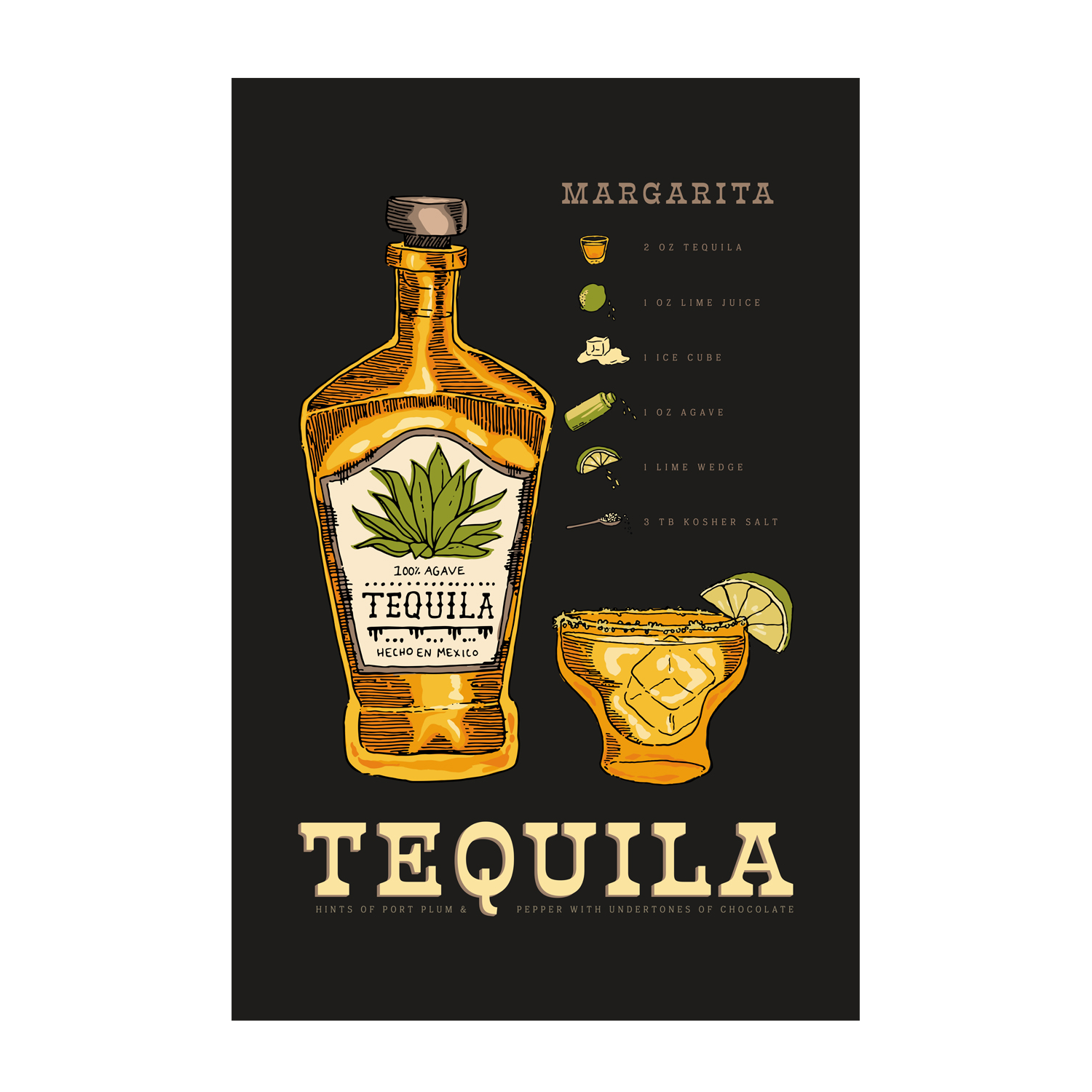 wall-art-print-canvas-poster-framed-Tequila , By Rosalyn Gray-GIOIA-WALL-ART