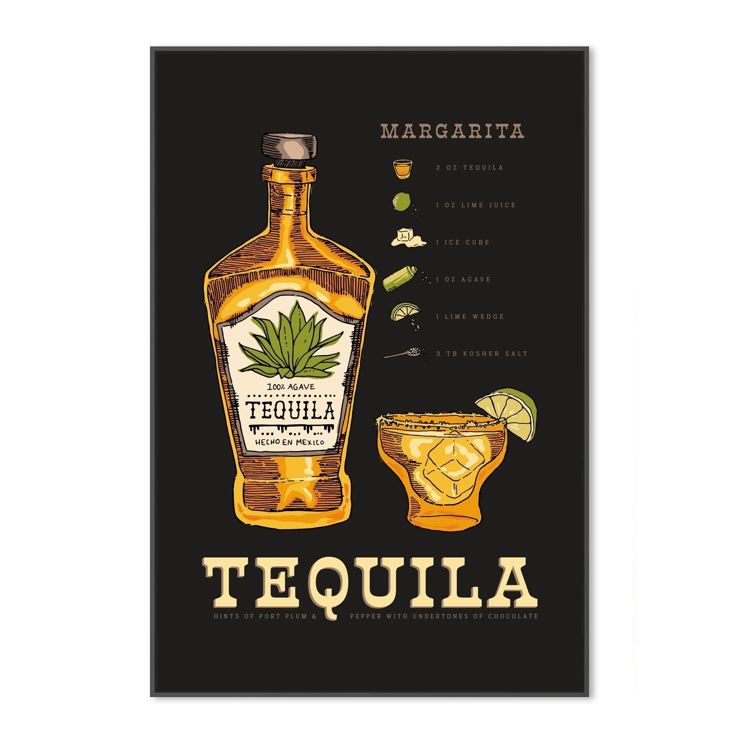 wall-art-print-canvas-poster-framed-Tequila , By Rosalyn Gray-GIOIA-WALL-ART