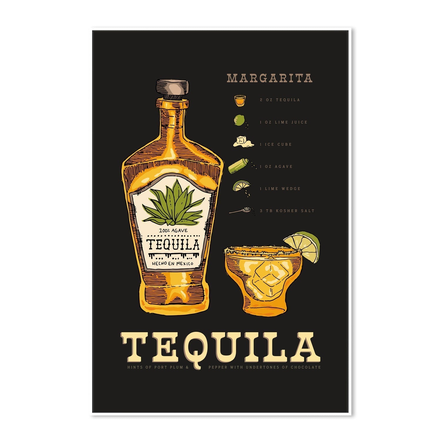 wall-art-print-canvas-poster-framed-Tequila , By Rosalyn Gray-GIOIA-WALL-ART