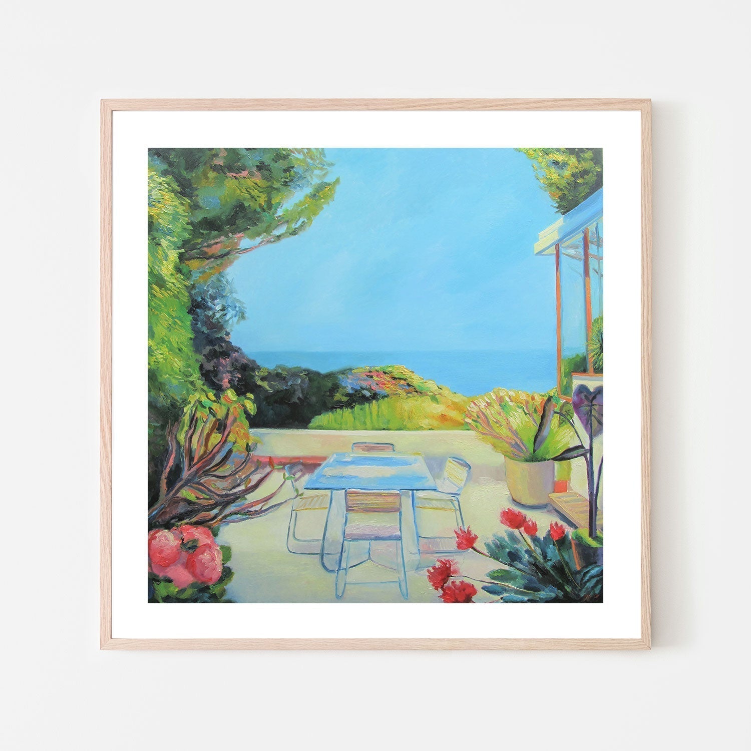 wall-art-print-canvas-poster-framed-Terrace With A View , By Ieva Baklane-GIOIA-WALL-ART