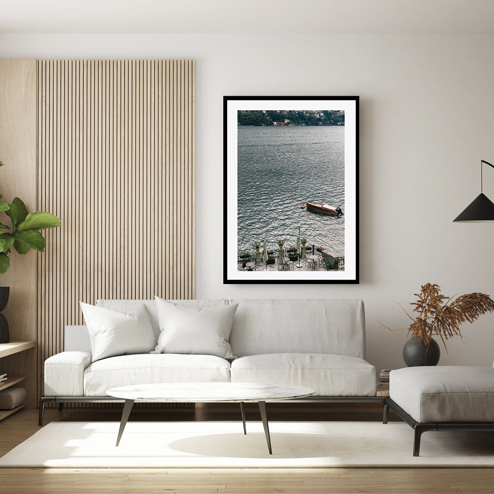 wall-art-print-canvas-poster-framed-Terrazzo Lakeside, Lake Como, Italy , By Carla & Joel Photography-GIOIA-WALL-ART