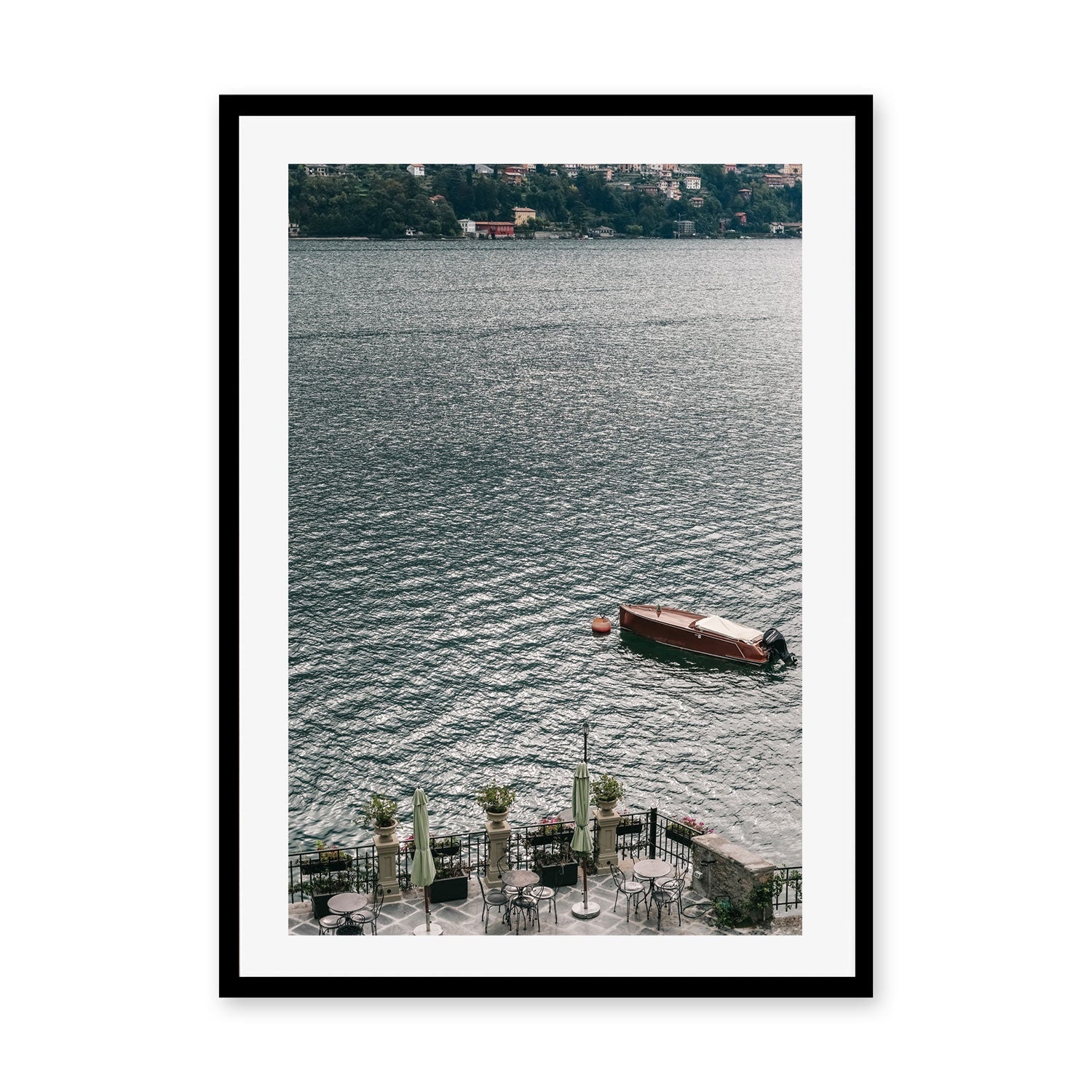 wall-art-print-canvas-poster-framed-Terrazzo Lakeside, Lake Como, Italy , By Carla & Joel Photography-GIOIA-WALL-ART