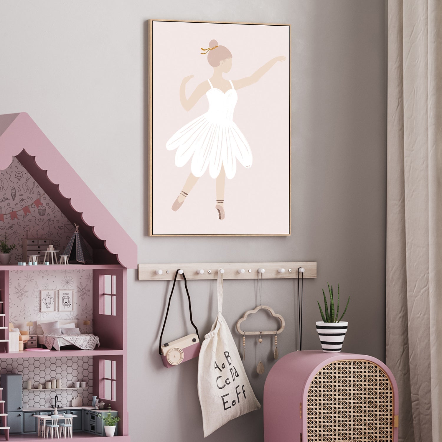 wall-art-print-canvas-poster-framed-The Ballerina , By Menina Lisboa-2