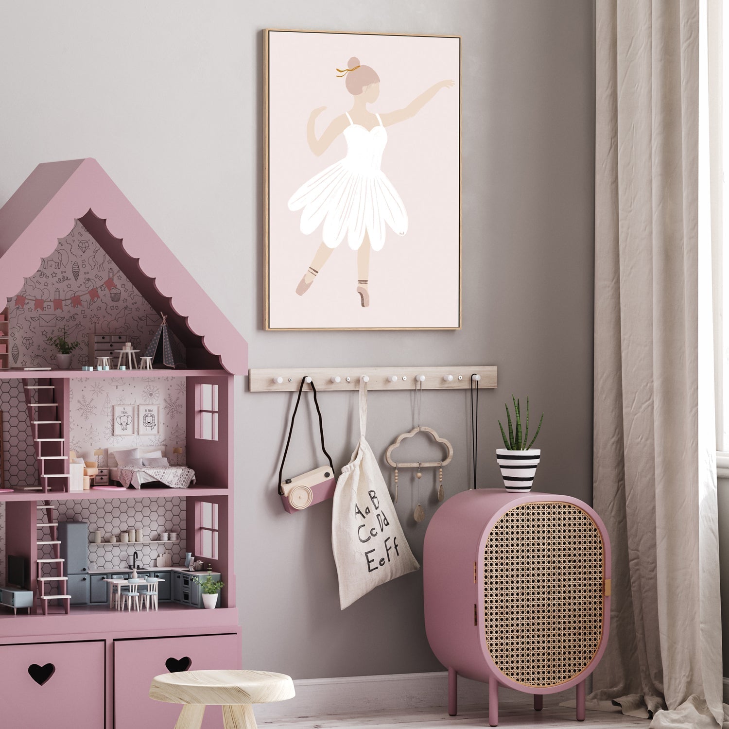 wall-art-print-canvas-poster-framed-The Ballerina , By Menina Lisboa-7