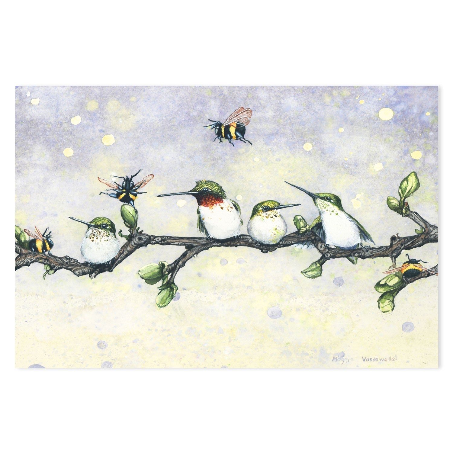 wall-art-print-canvas-poster-framed-The Birds And The Bees , By Maggie Vandewalle-GIOIA-WALL-ART