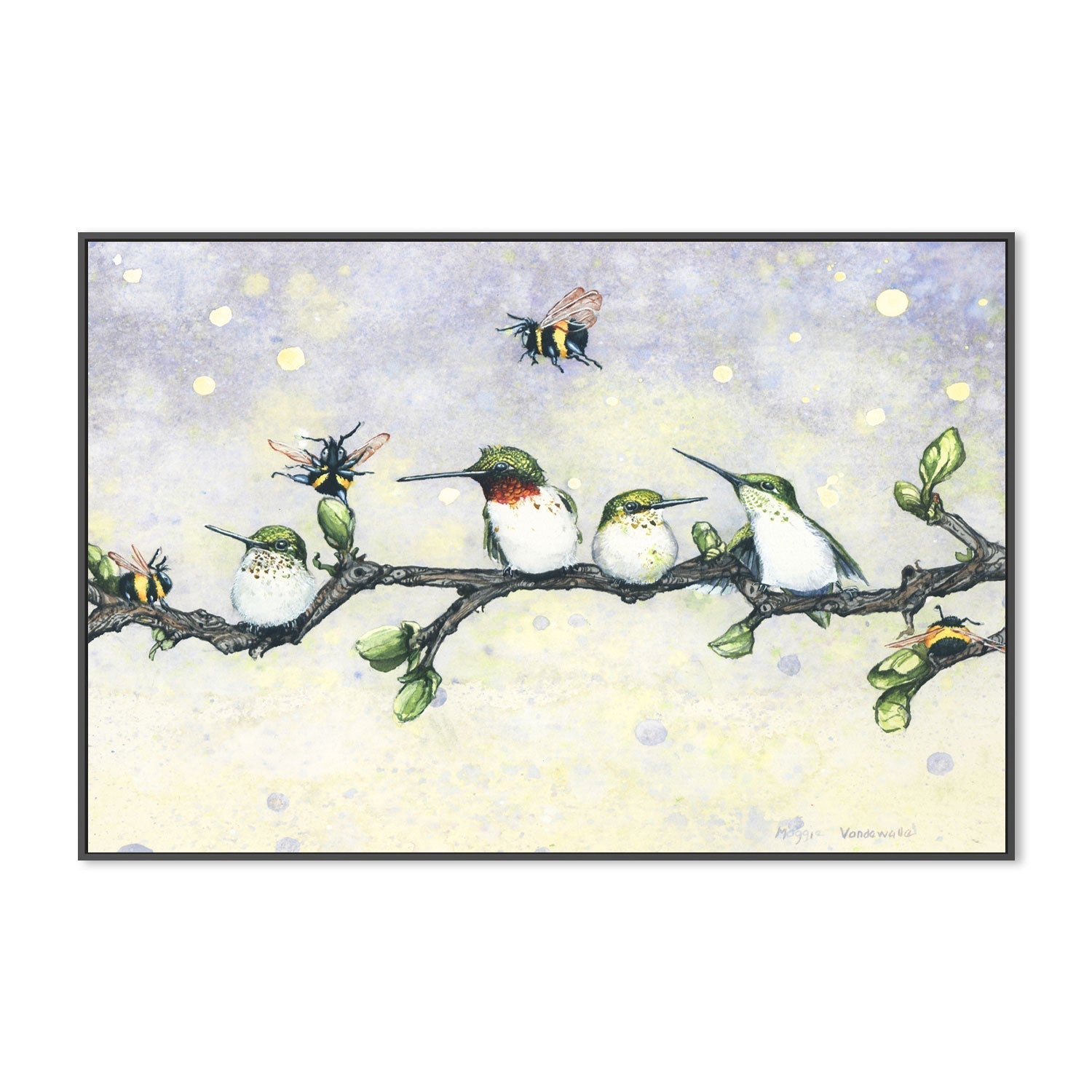 wall-art-print-canvas-poster-framed-The Birds And The Bees , By Maggie Vandewalle-GIOIA-WALL-ART