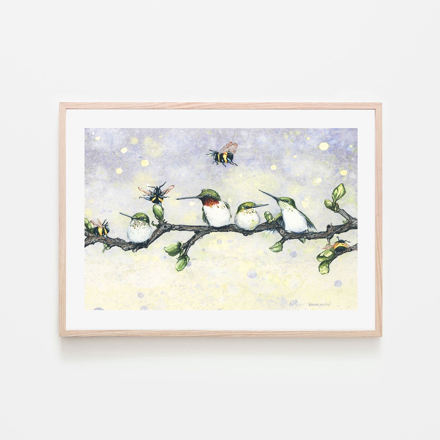 wall-art-print-canvas-poster-framed-The Birds And The Bees , By Maggie Vandewalle-GIOIA-WALL-ART