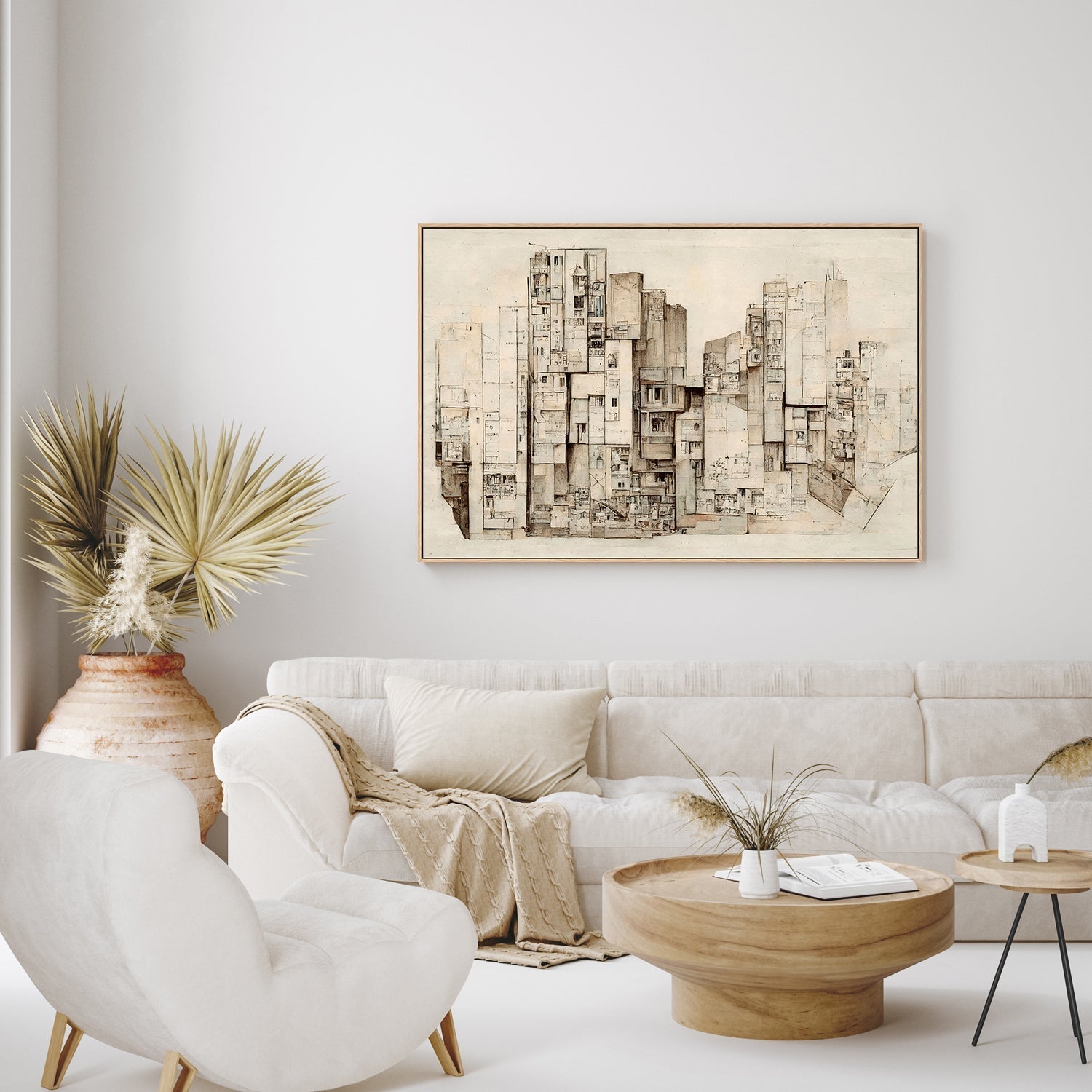 wall-art-print-canvas-poster-framed-The City , By Treechild-GIOIA-WALL-ART