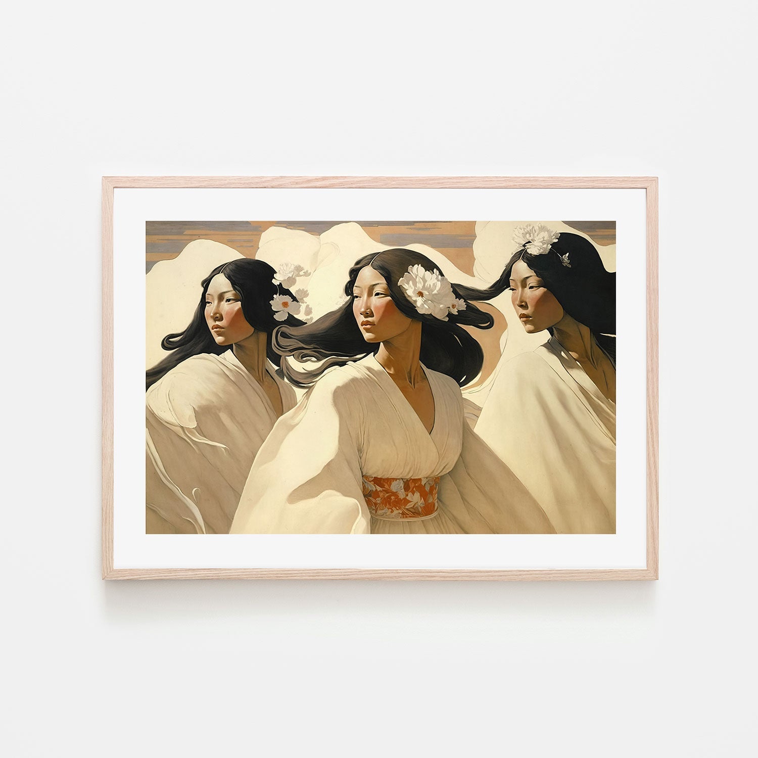 wall-art-print-canvas-poster-framed-The Dance Of The Sisters , By Treechild-GIOIA-WALL-ART