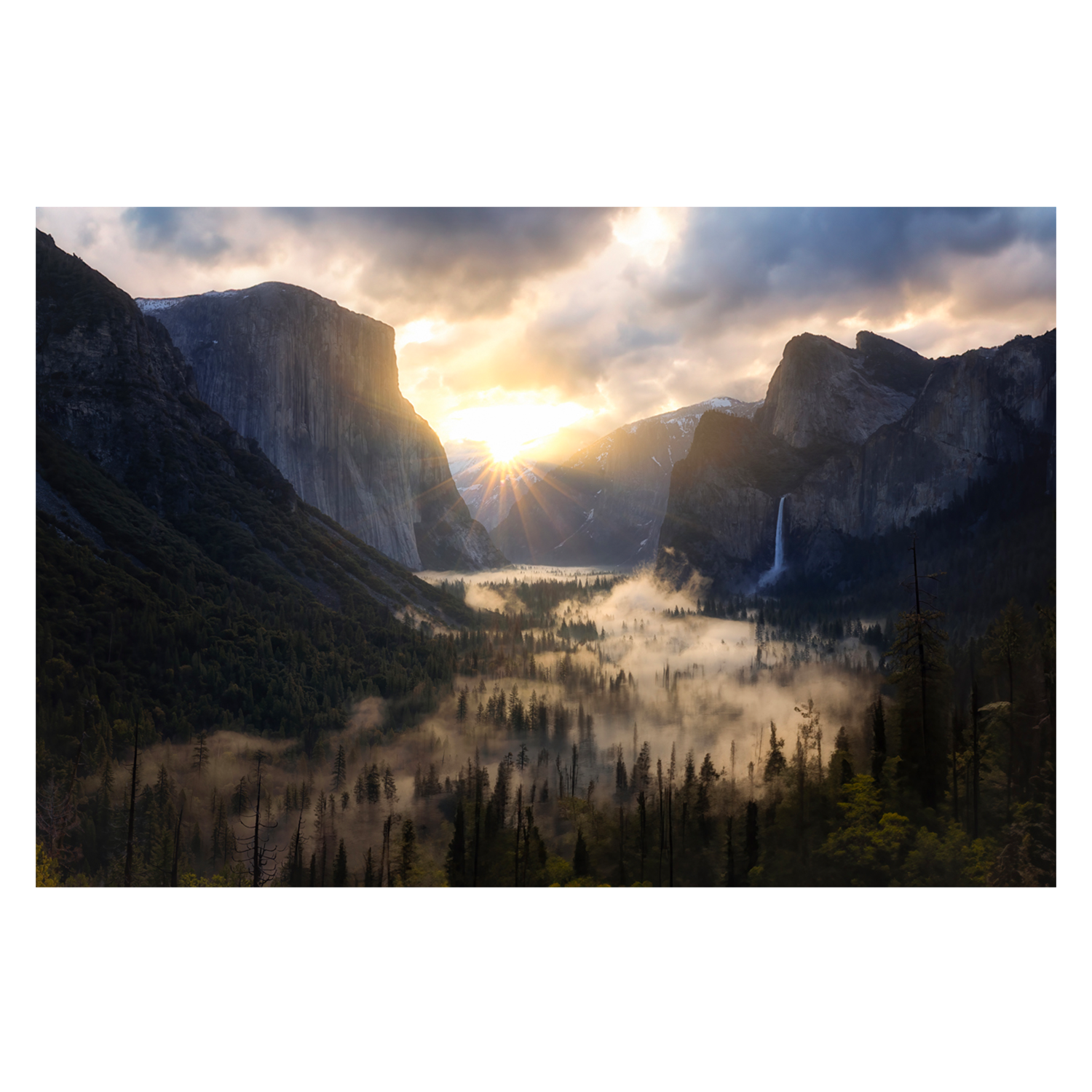 wall-art-print-canvas-poster-framed-The First Light Of Yosemite, By Michael Zheng-GIOIA-WALL-ART