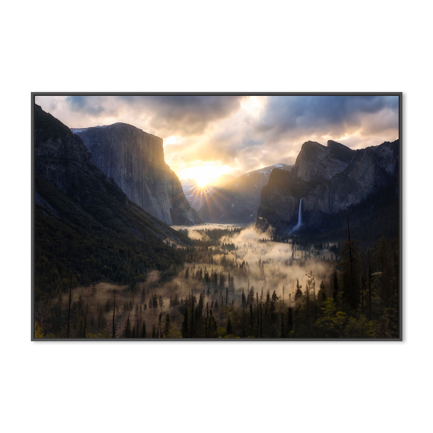 wall-art-print-canvas-poster-framed-The First Light Of Yosemite, By Michael Zheng-GIOIA-WALL-ART