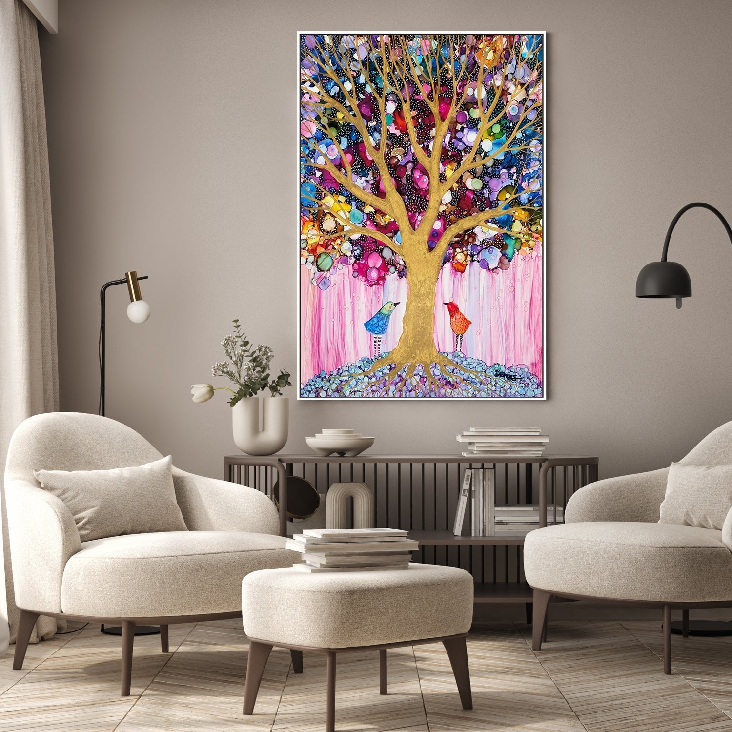 wall-art-print-canvas-poster-framed-The Golden Tree Of Life , By Sylvie Demers-GIOIA-WALL-ART