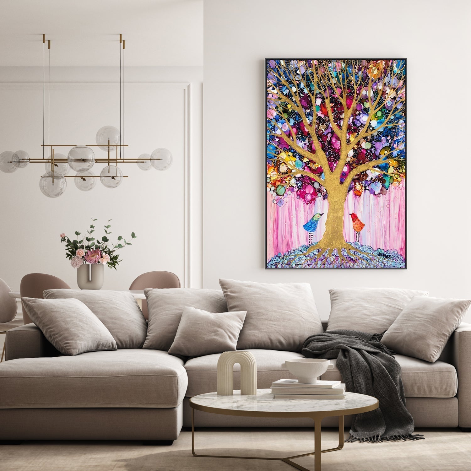 wall-art-print-canvas-poster-framed-The Golden Tree Of Life , By Sylvie Demers-GIOIA-WALL-ART