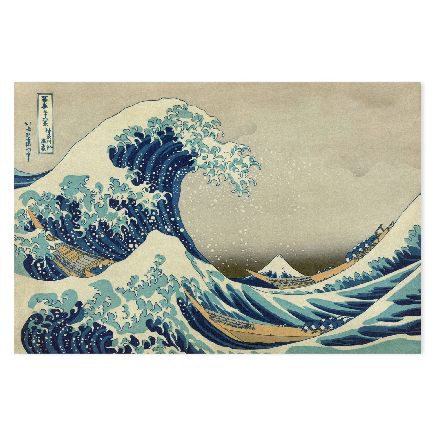 wall-art-print-canvas-poster-framed-The Great Wave Off Kanagawa 1823-by-Katsushika Hokusai-Gioia Wall Art