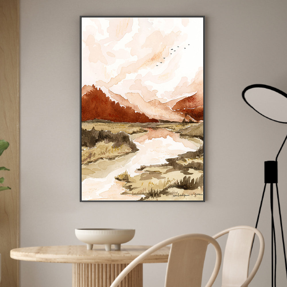 wall-art-print-canvas-poster-framed-The Hills That Shelter Us , By Amberlynn Lillie-2