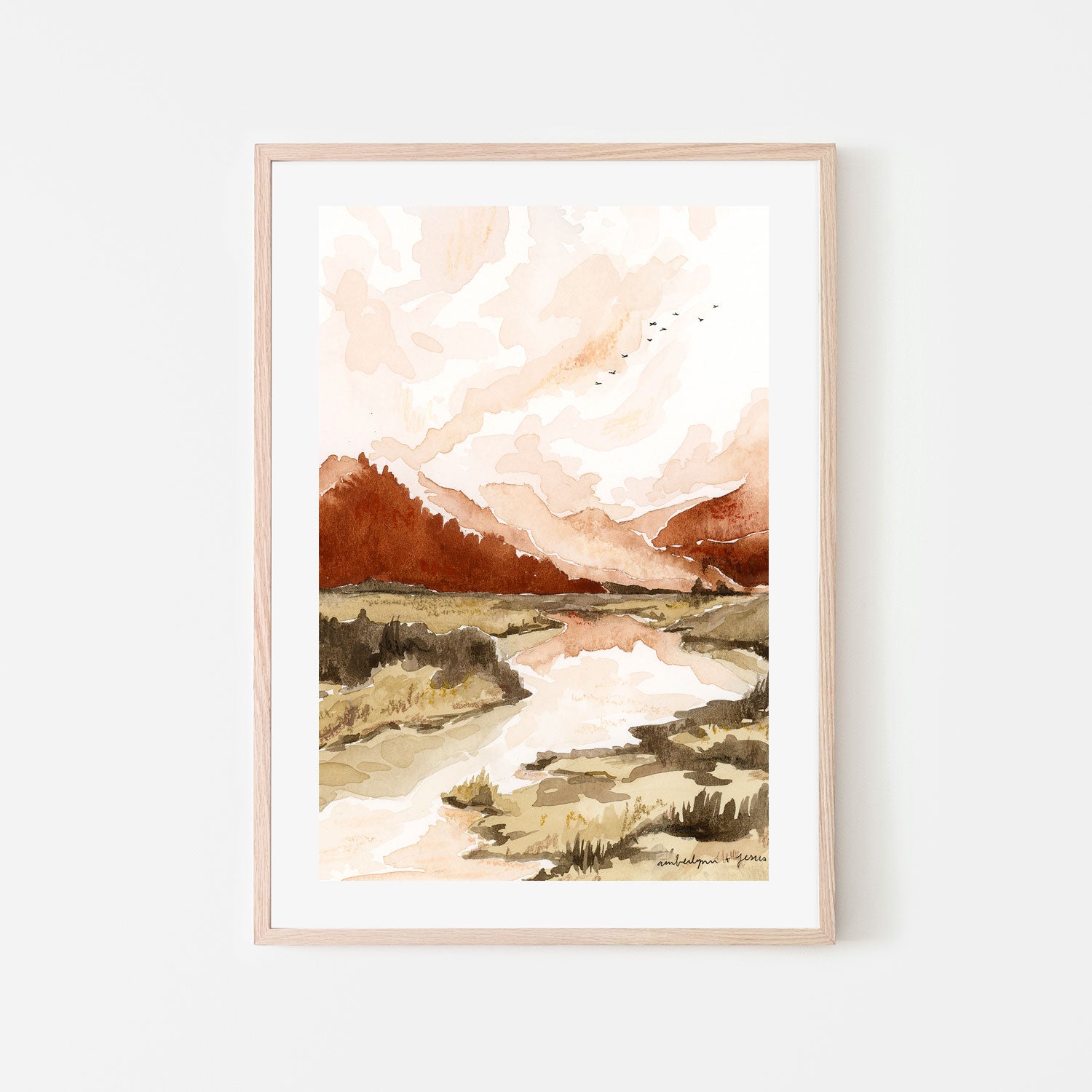 wall-art-print-canvas-poster-framed-The Hills That Shelter Us , By Amberlynn Lillie-6