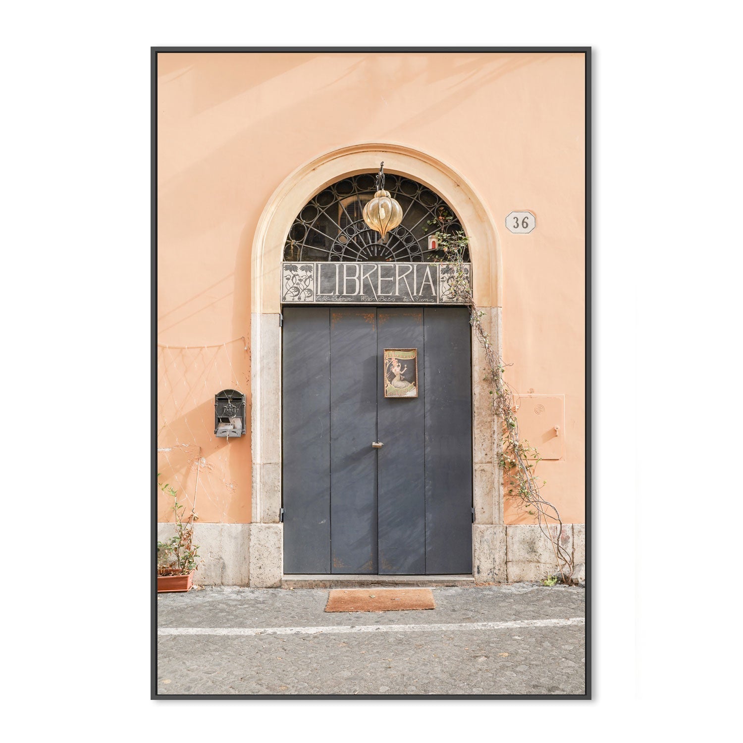 wall-art-print-canvas-poster-framed-The Libreria Door-3