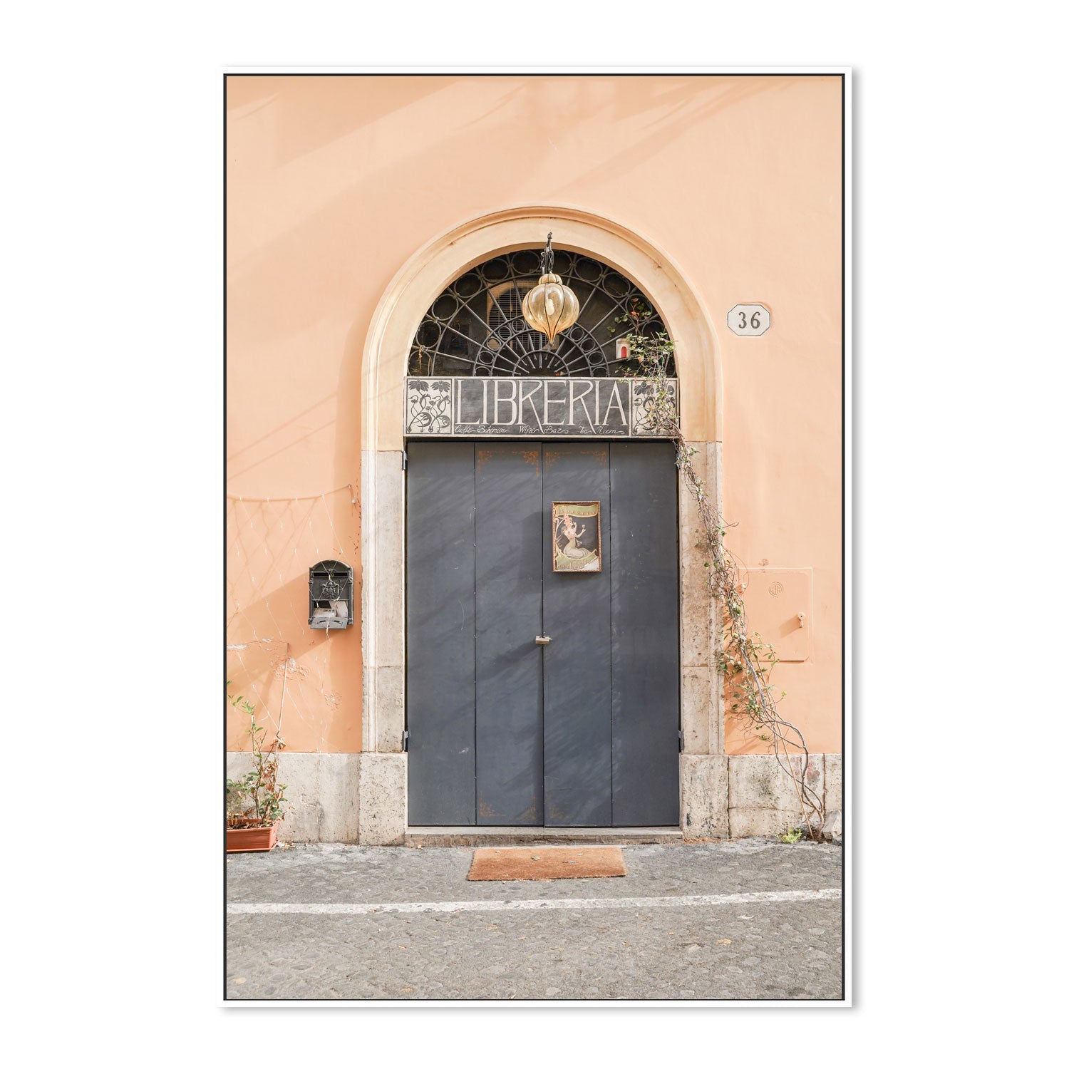 wall-art-print-canvas-poster-framed-The Libreria Door-5