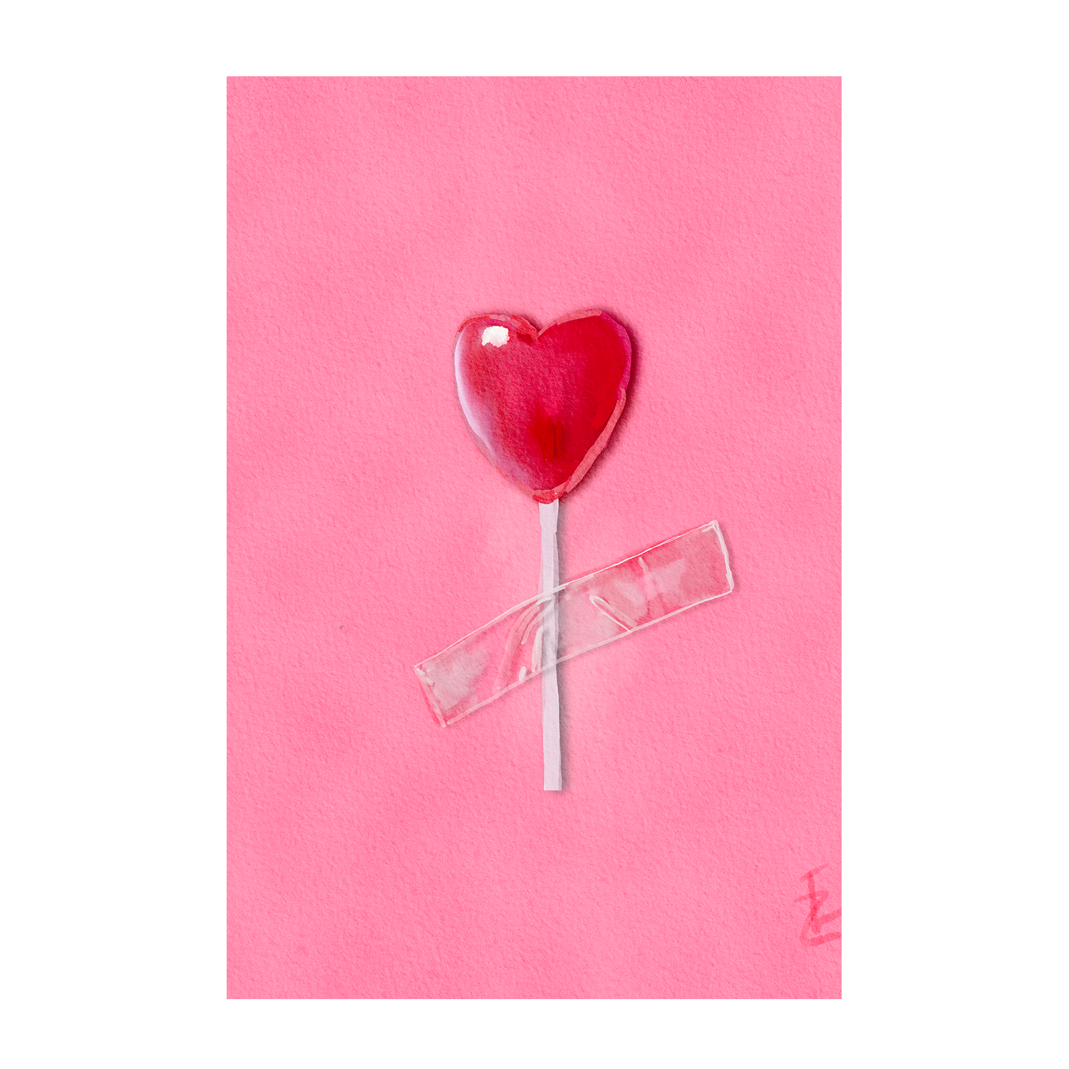 wall-art-print-canvas-poster-framed-Тhe Lollipop , By Ekaterina Zagorska-1