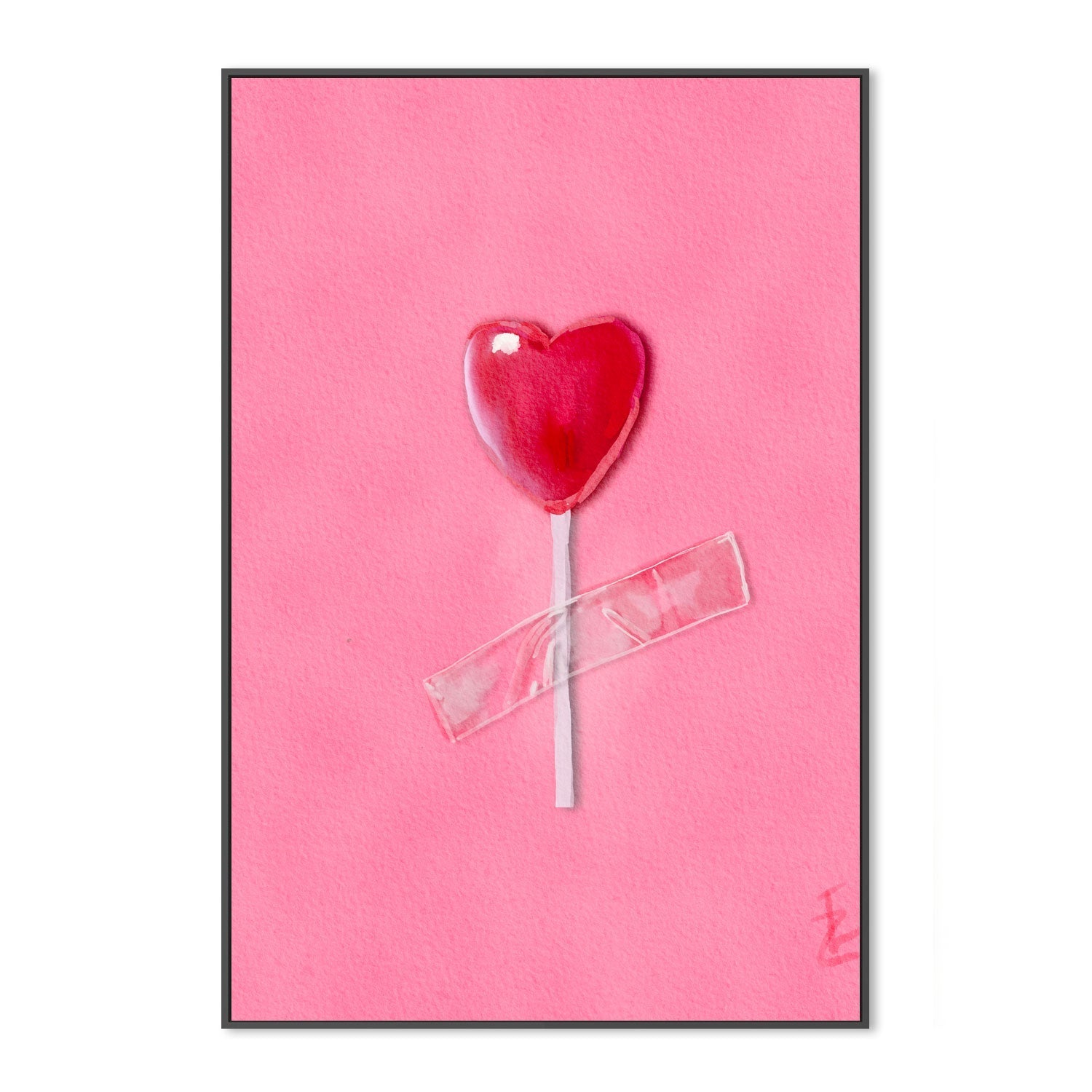 wall-art-print-canvas-poster-framed-Тhe Lollipop , By Ekaterina Zagorska-3