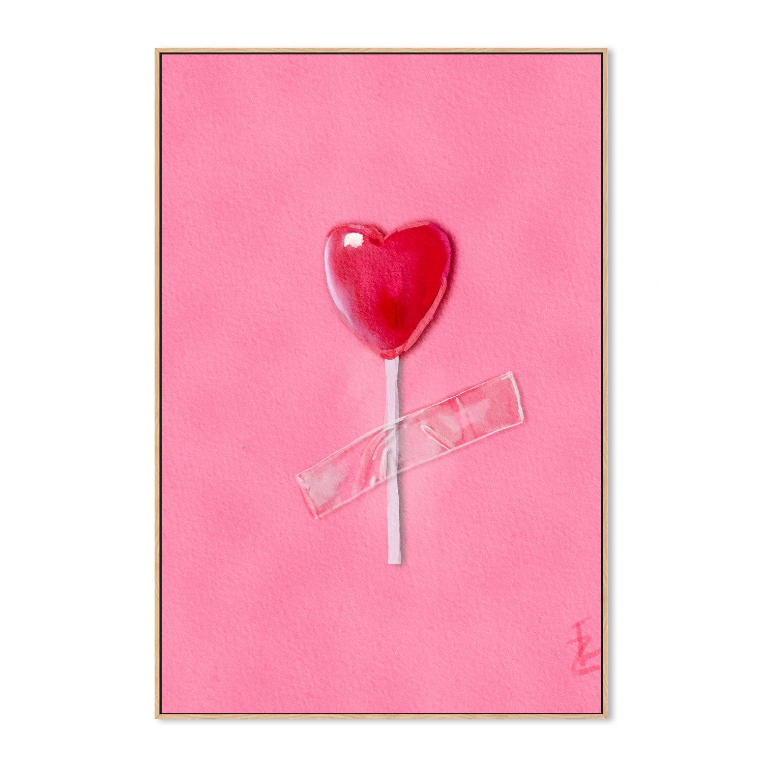 wall-art-print-canvas-poster-framed-Тhe Lollipop , By Ekaterina Zagorska-4