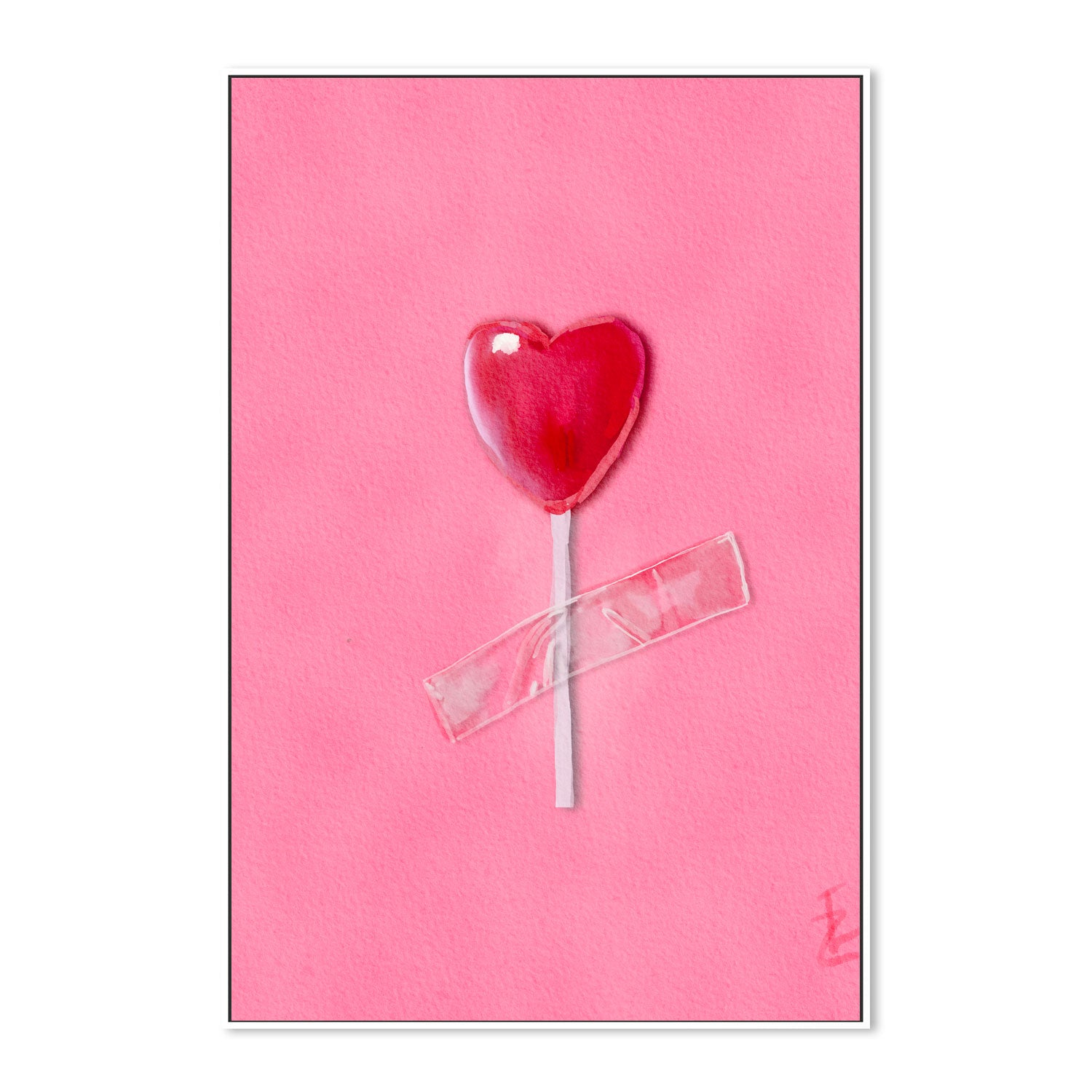 wall-art-print-canvas-poster-framed-Тhe Lollipop , By Ekaterina Zagorska-5