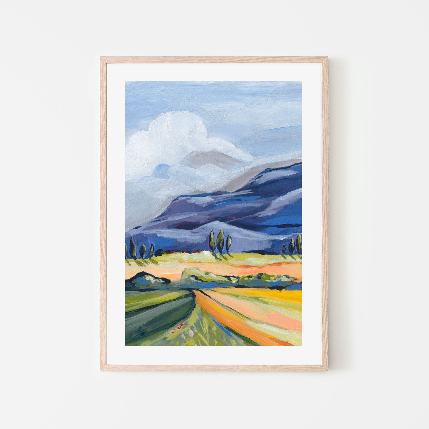 wall-art-print-canvas-poster-framed-The Mountains Lia Nell , By Lia Nell-6