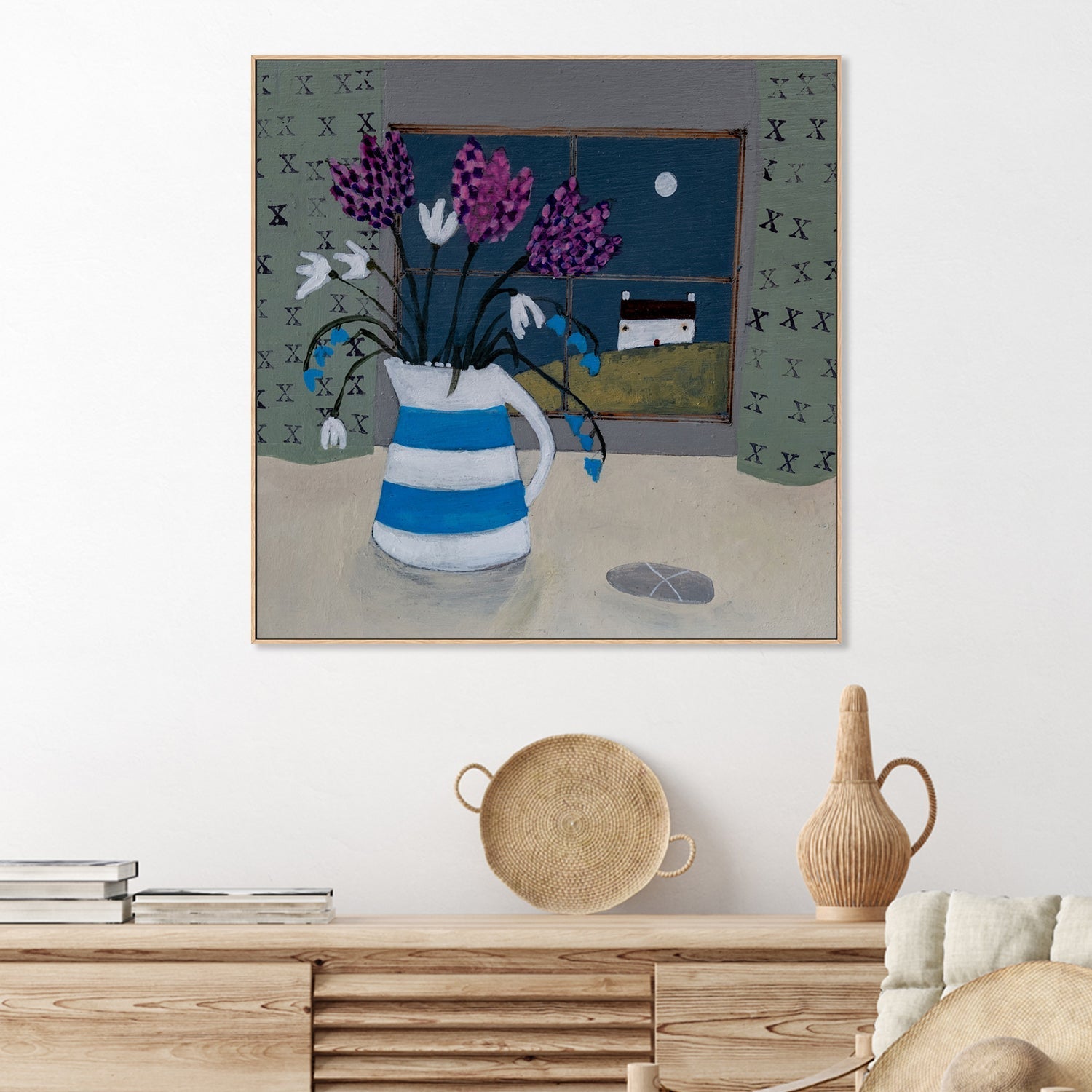 wall-art-print-canvas-poster-framed-The Old Jug , By Louise O'hara-2