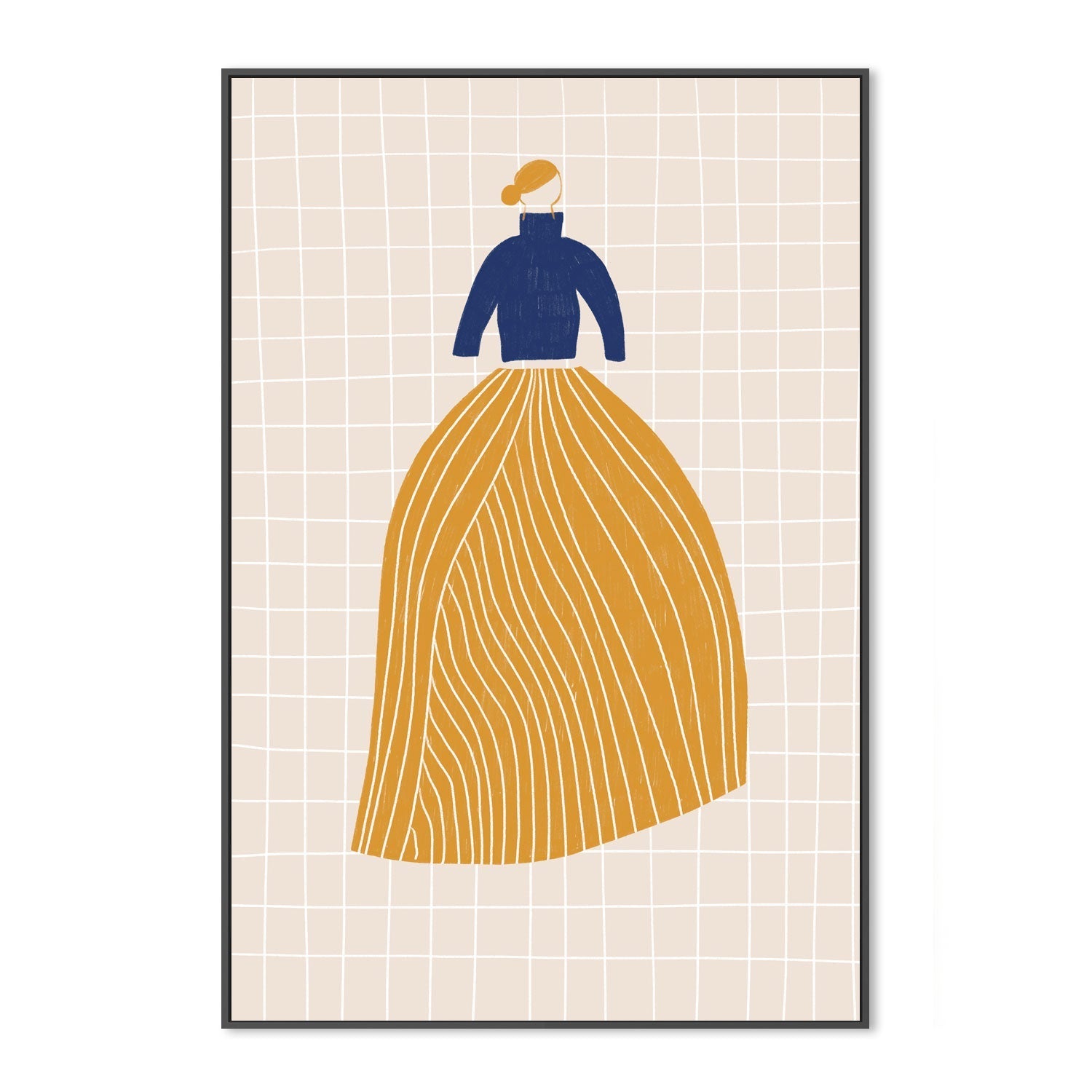 wall-art-print-canvas-poster-framed-The Skirt , By Menina Lisboa-3