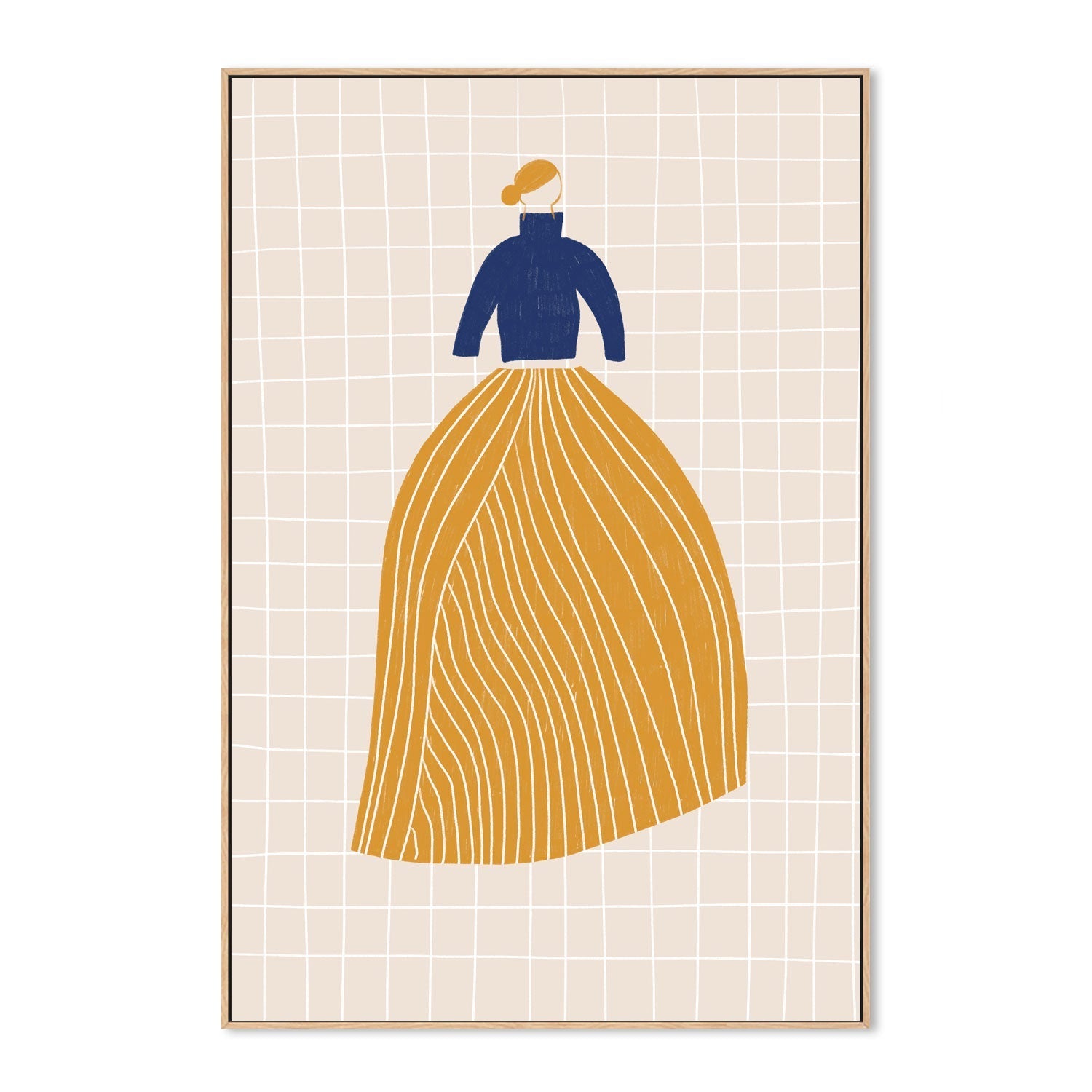 wall-art-print-canvas-poster-framed-The Skirt , By Menina Lisboa-4