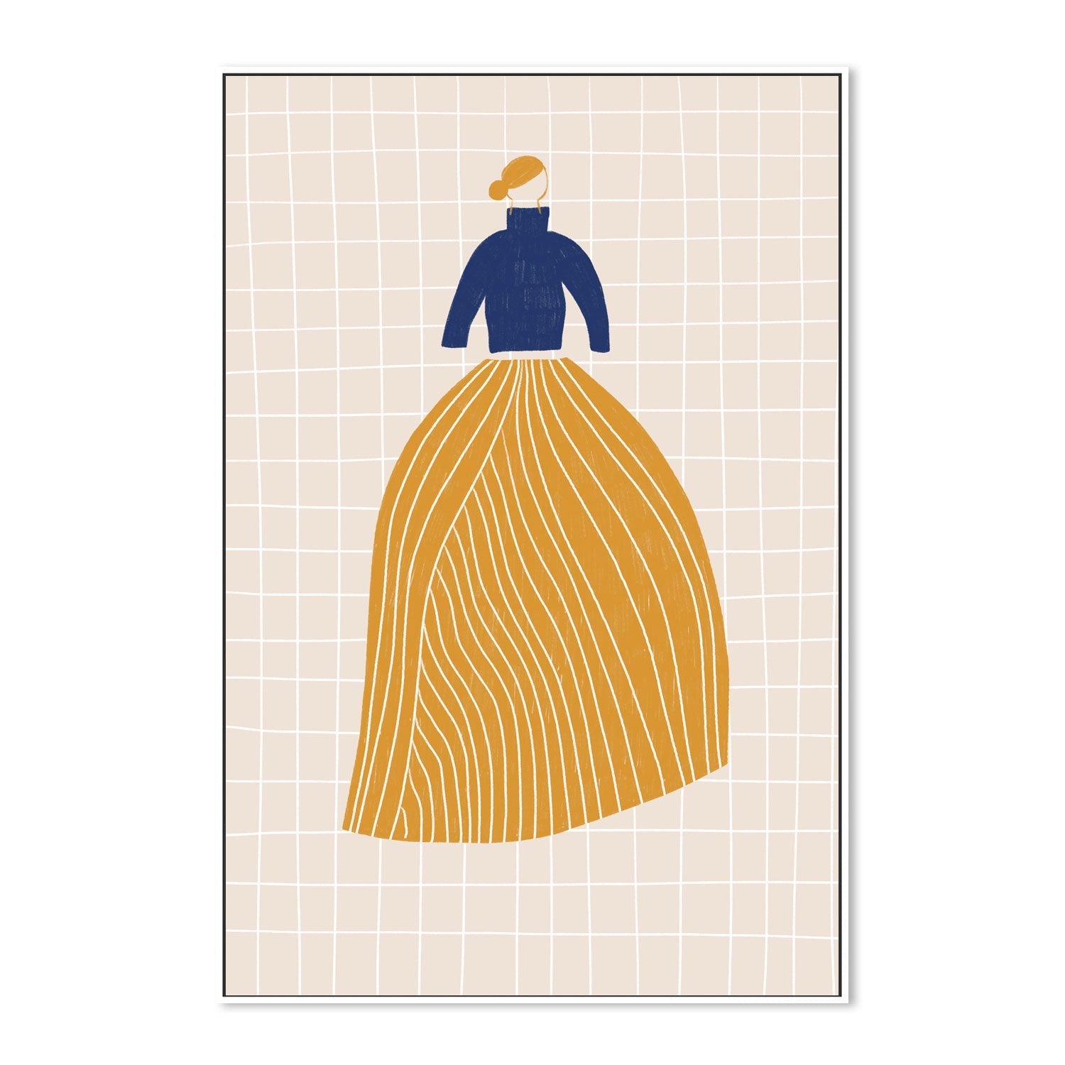 wall-art-print-canvas-poster-framed-The Skirt , By Menina Lisboa-5