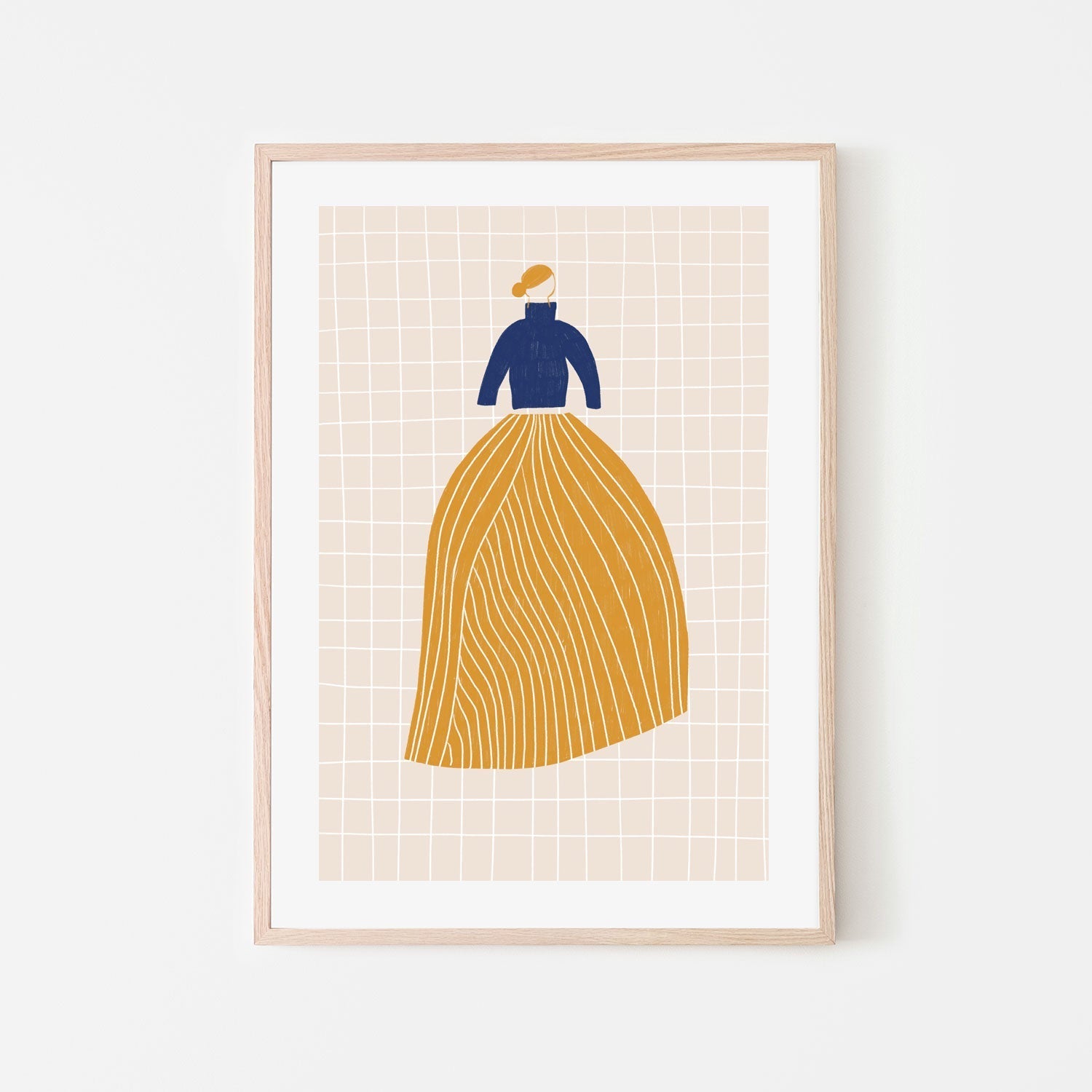 wall-art-print-canvas-poster-framed-The Skirt , By Menina Lisboa-6