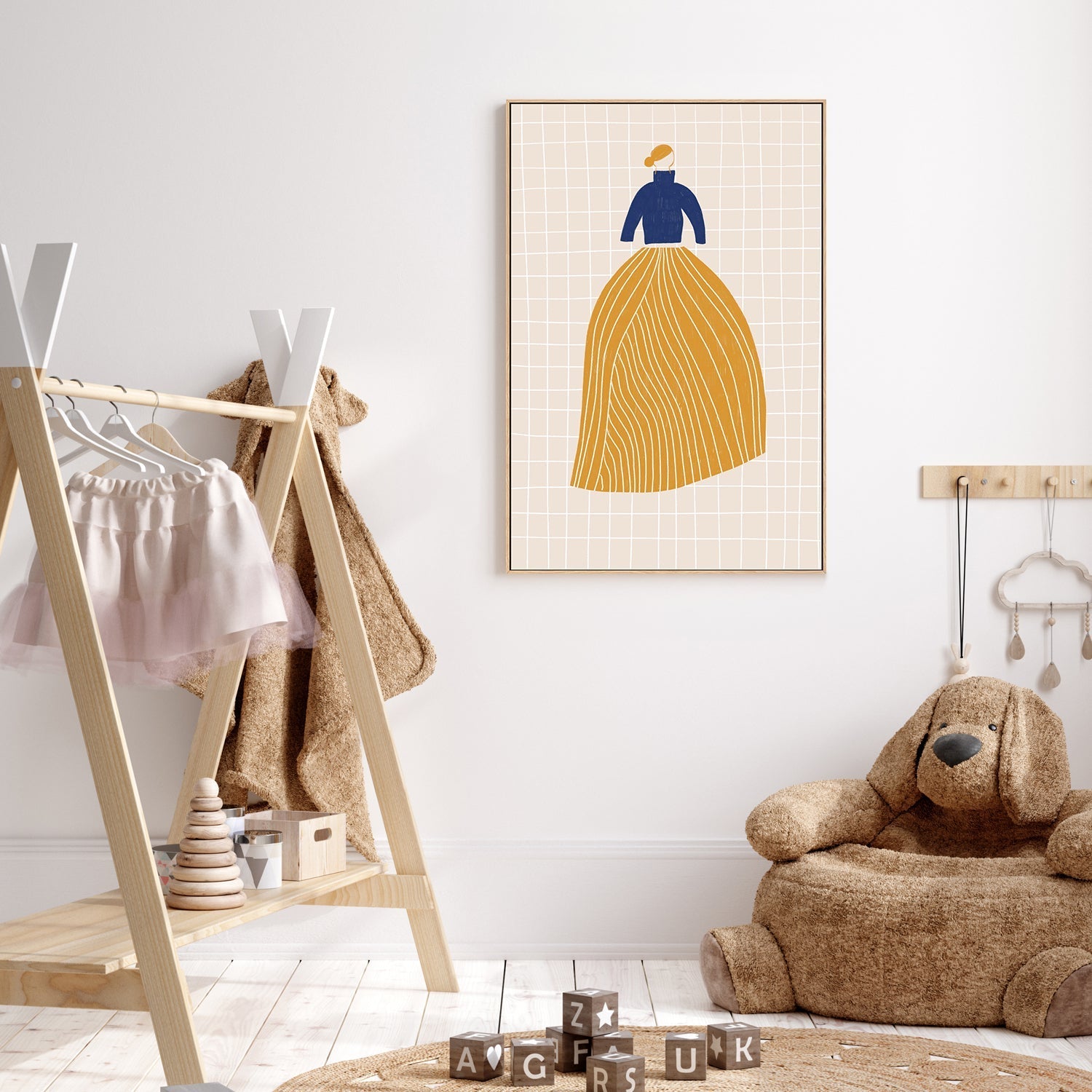 wall-art-print-canvas-poster-framed-The Skirt , By Menina Lisboa-7