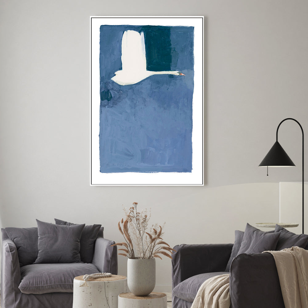 wall-art-print-canvas-poster-framed-The Swan no.2-2