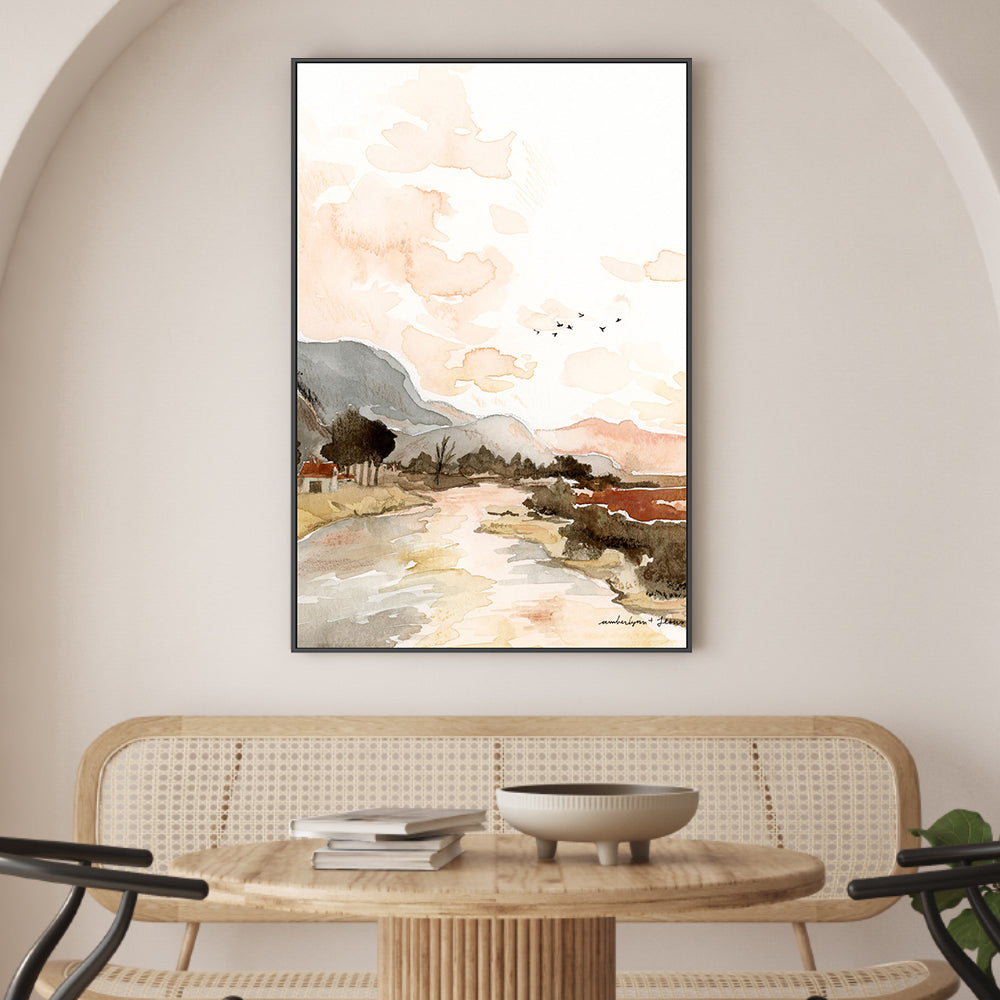 wall-art-print-canvas-poster-framed-The view from Our Bridge , By Amberlynn Lillie-2