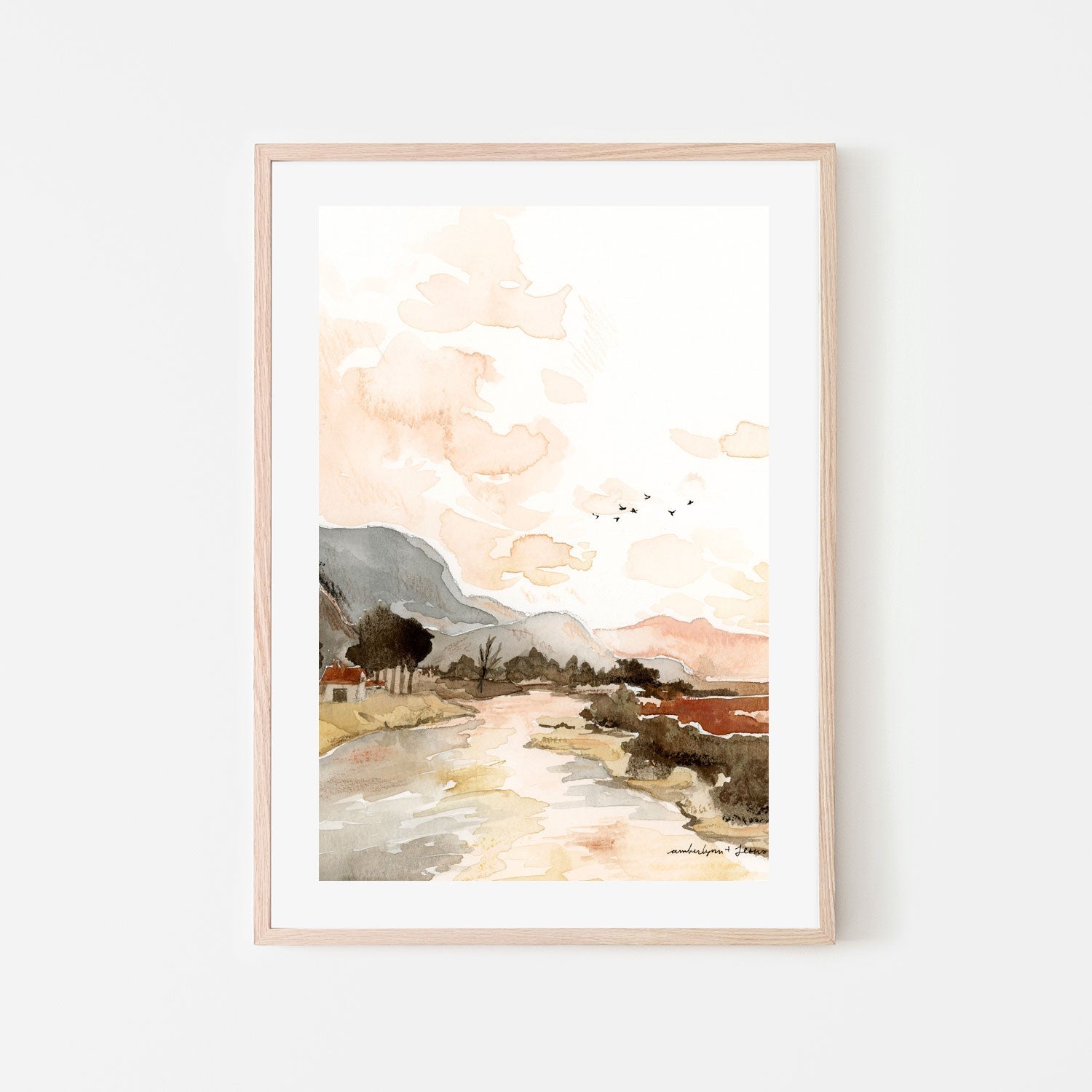 wall-art-print-canvas-poster-framed-The view from Our Bridge , By Amberlynn Lillie-6