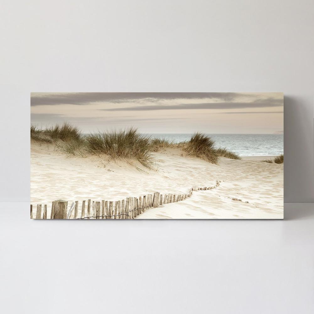 wall-art-print-canvas-poster-framed-The White Sand And The Sea-by-Gioia Wall Art-Gioia Wall Art