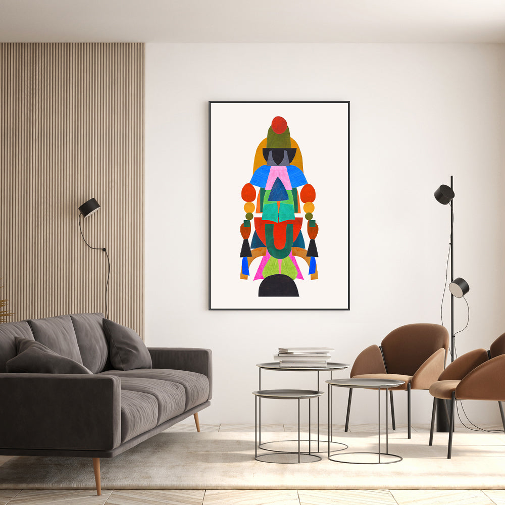 wall-art-print-canvas-poster-framed-The Woven Man , By Ejaaz Haniff-GIOIA-WALL-ART