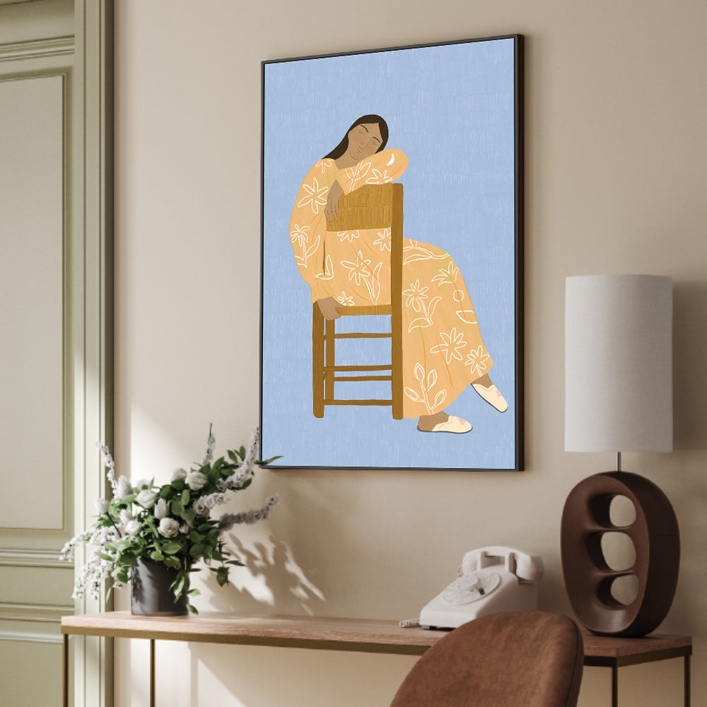 wall-art-print-canvas-poster-framed-Thinking , By Constanza Goeppinger-2