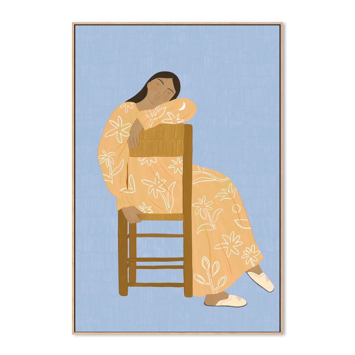 wall-art-print-canvas-poster-framed-Thinking , By Constanza Goeppinger-4