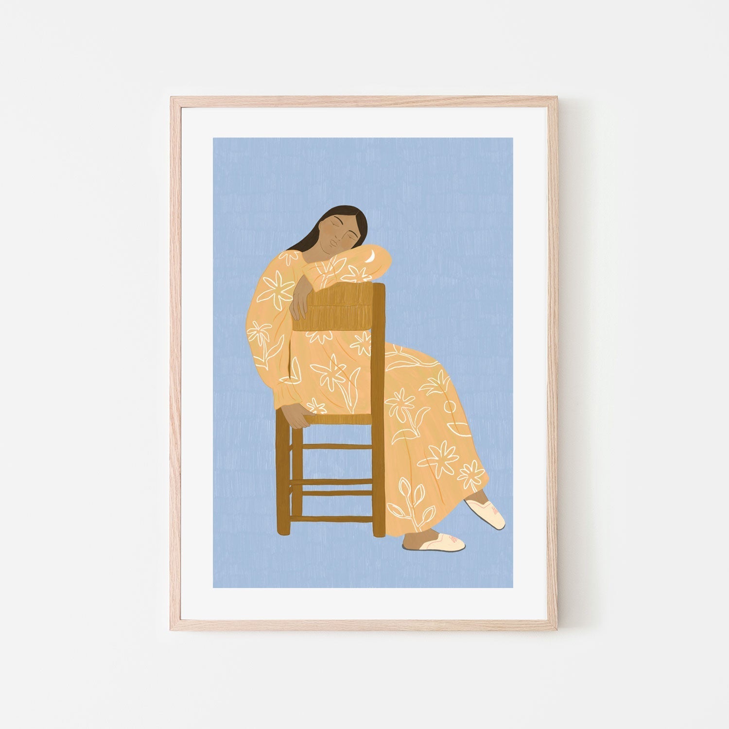 wall-art-print-canvas-poster-framed-Thinking , By Constanza Goeppinger-6