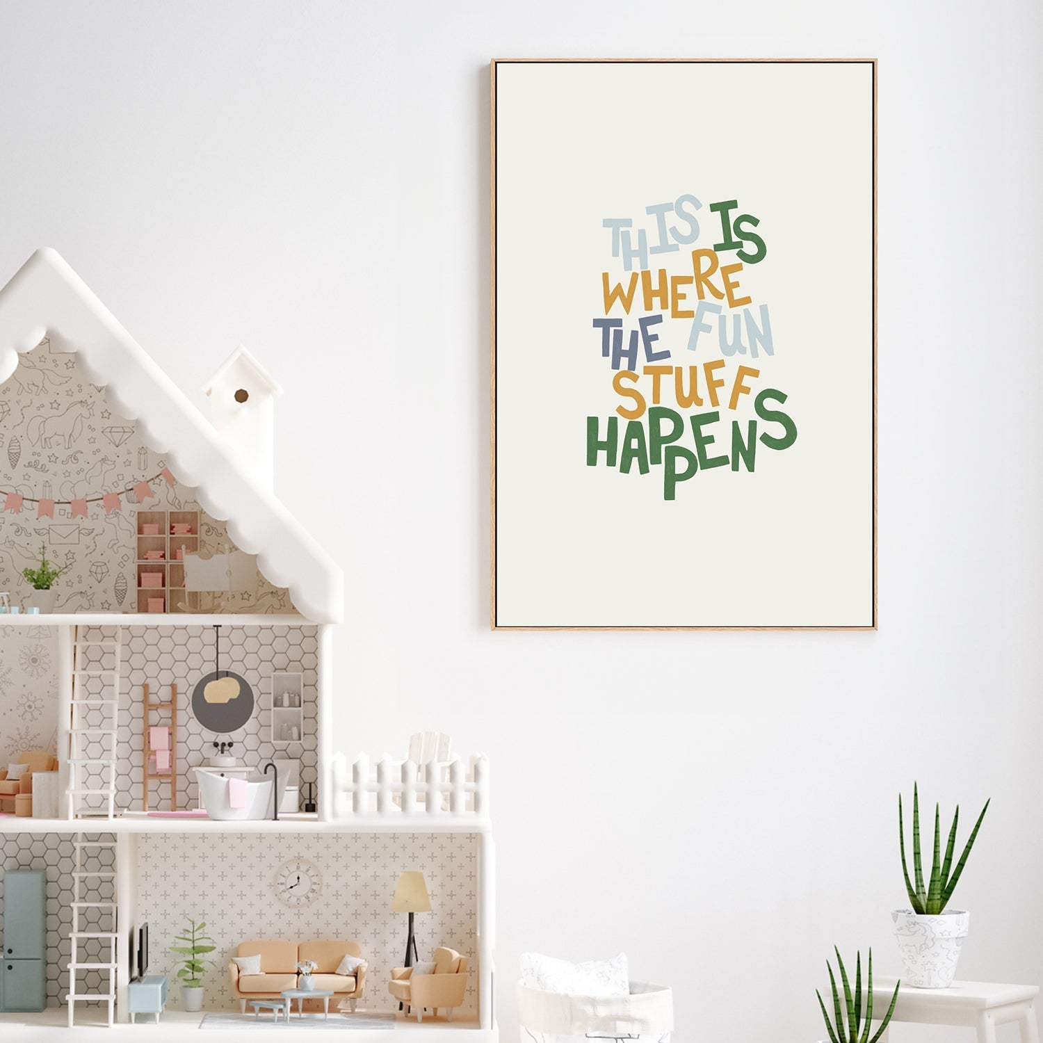 wall-art-print-canvas-poster-framed-This is where the fun stuff happens , By Menina Lisboa-2