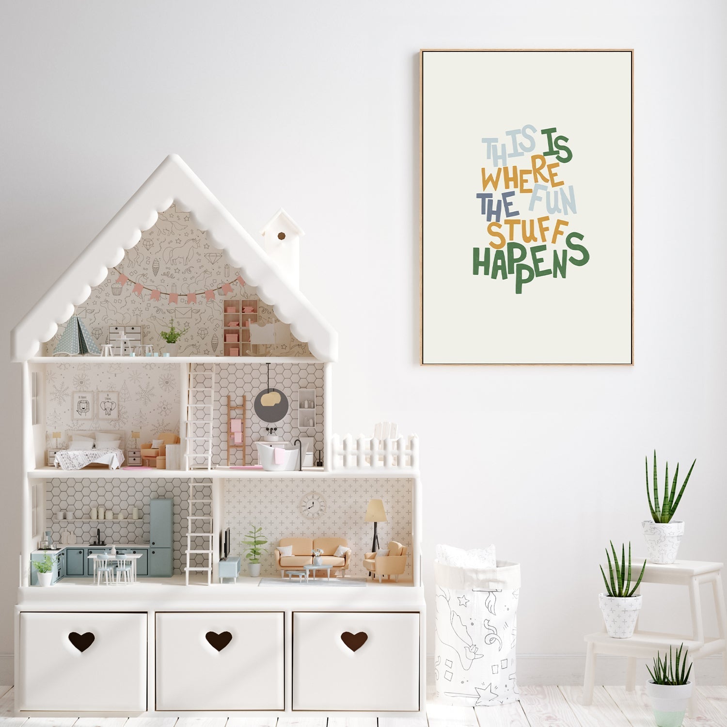 wall-art-print-canvas-poster-framed-This is where the fun stuff happens , By Menina Lisboa-7