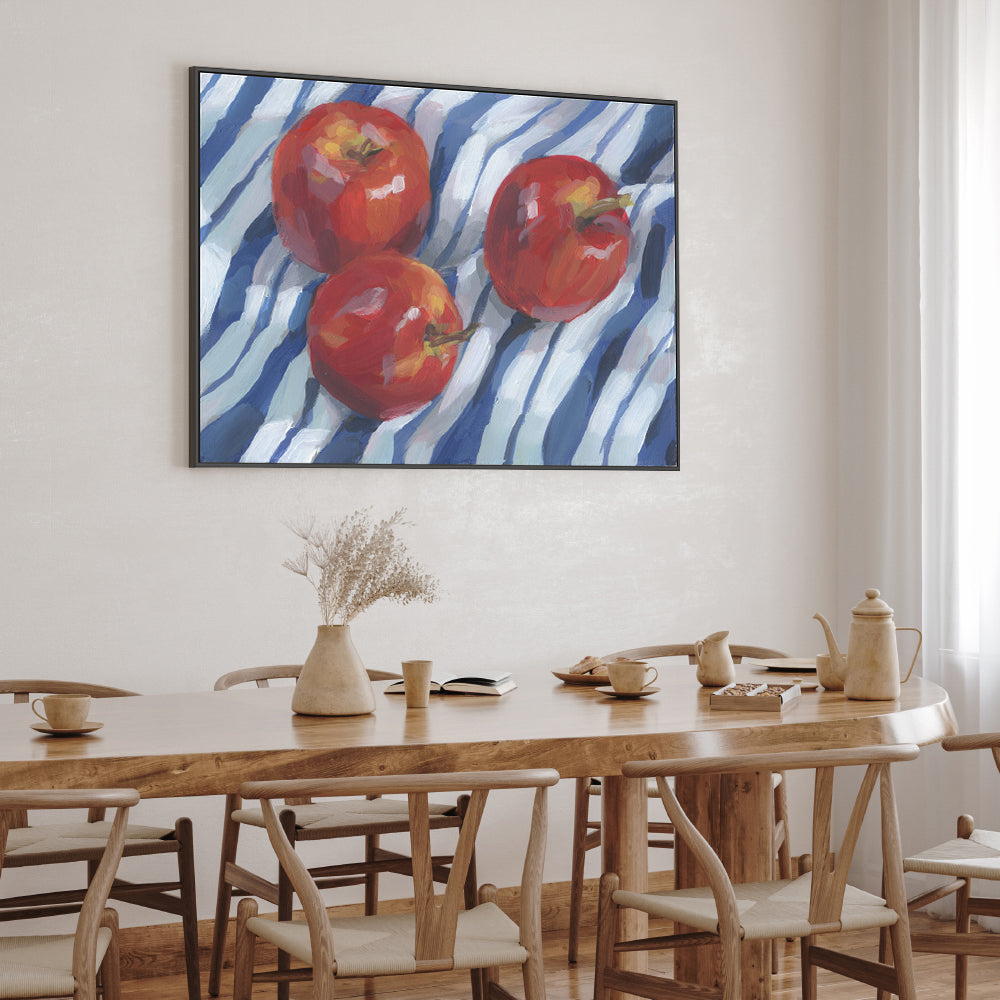 wall-art-print-canvas-poster-framed-Three Red Apples , By Carrie Arnold-2