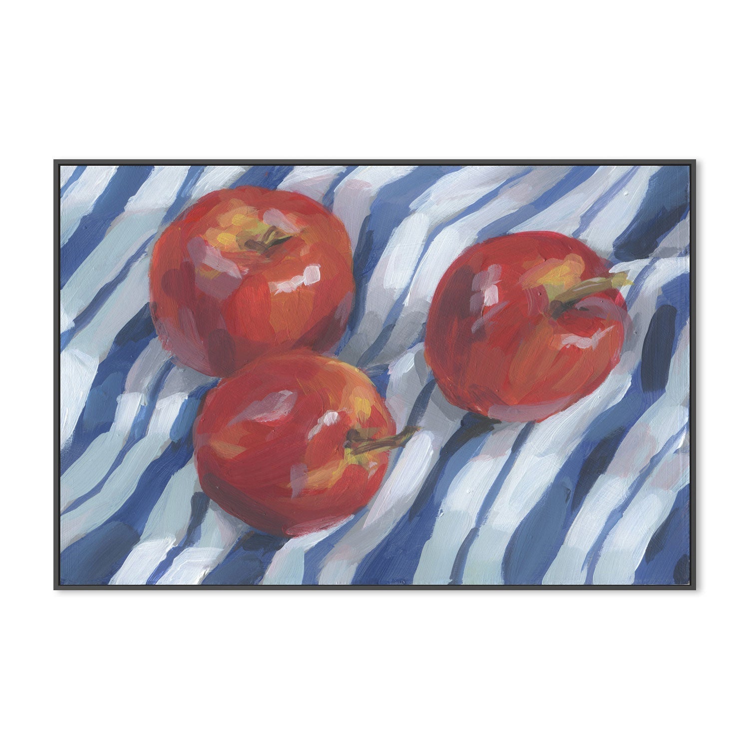 wall-art-print-canvas-poster-framed-Three Red Apples , By Carrie Arnold-3