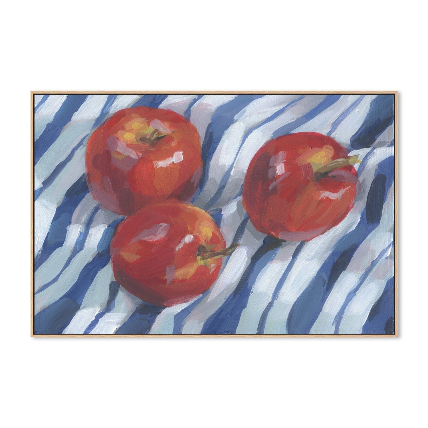 wall-art-print-canvas-poster-framed-Three Red Apples , By Carrie Arnold-4